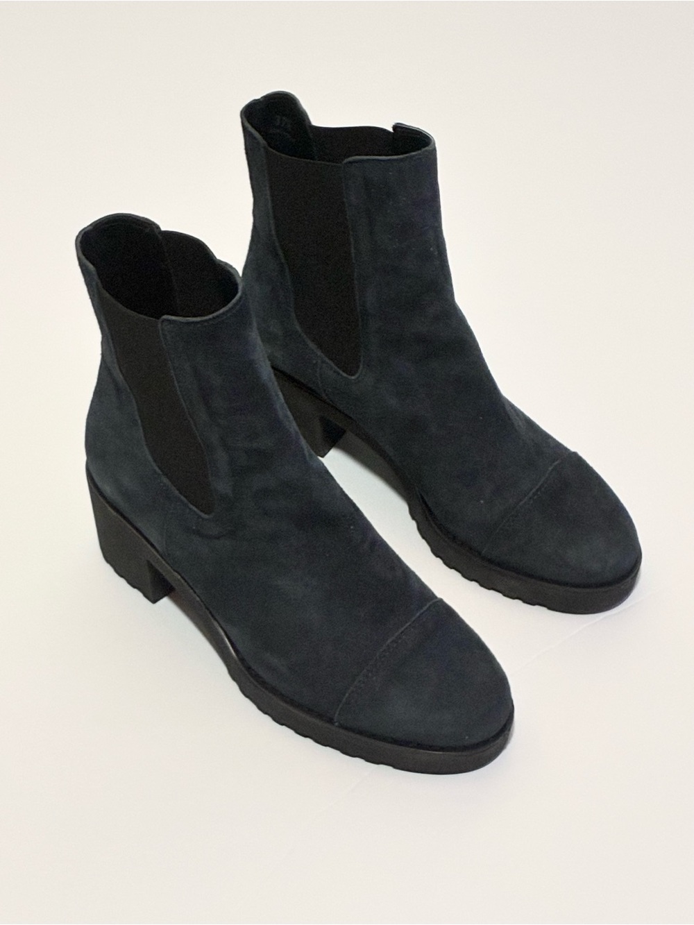 Hogan Women’s Blue Suede Boots - Size 37.5